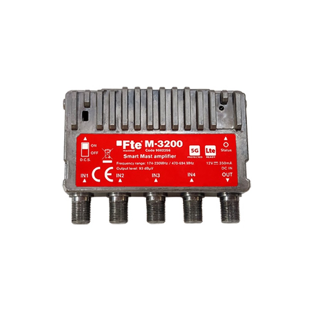 E-shop FTE M 3200 - inteligentní zesilovač, 4x VHF/UHF 8436545307137