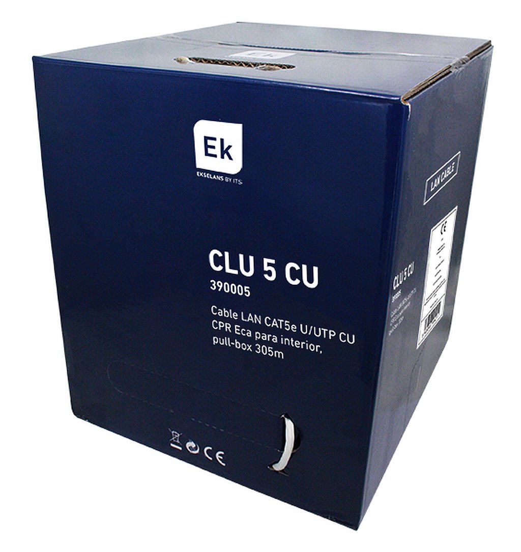 E-shop ITS CLU 5CU - UTP kabel Cat5, CU, 305m 8436548994198