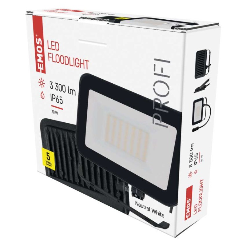 E-shop EMOS LED reflektor INOVO, 30W neutrálna biela