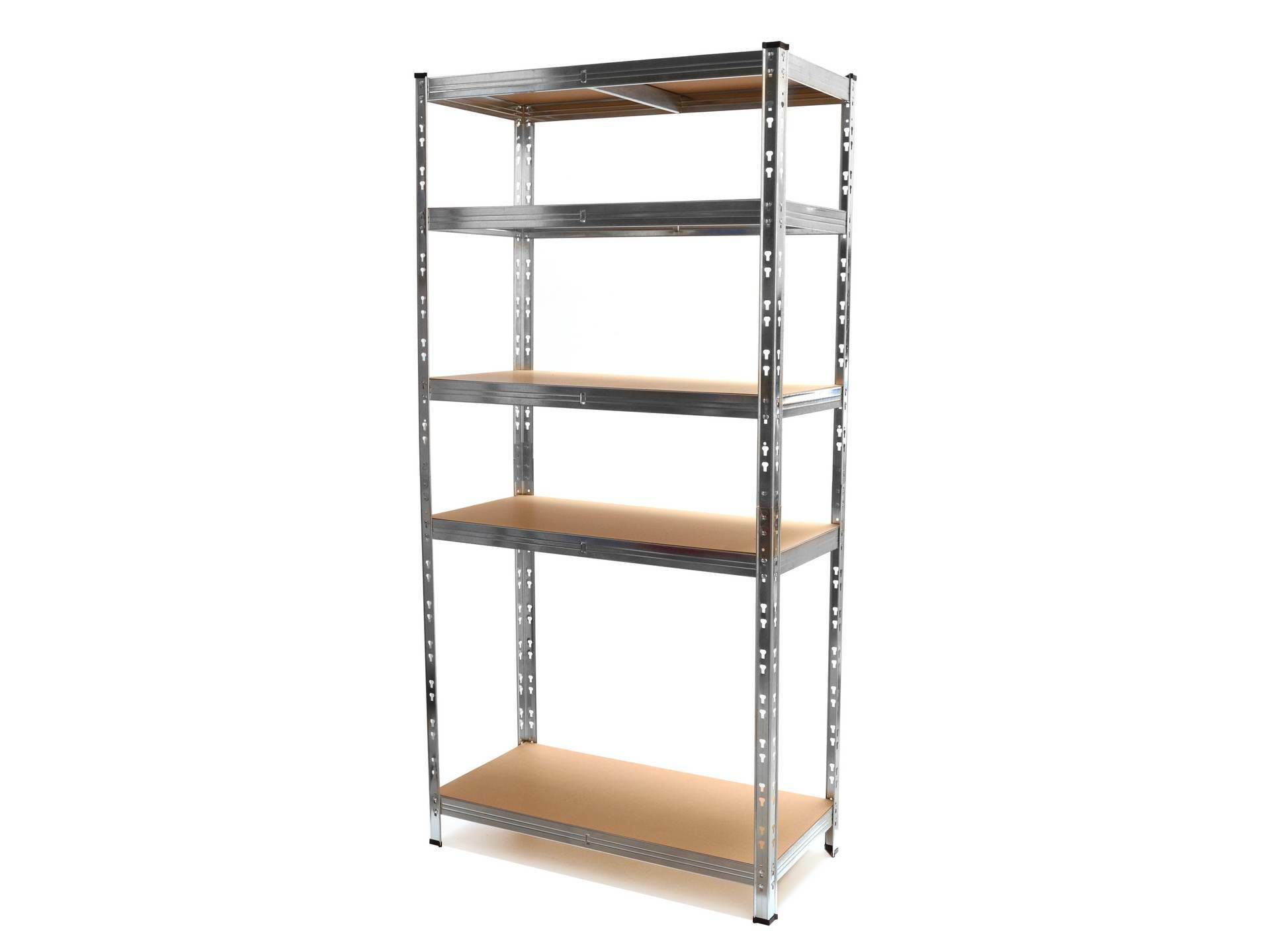 Pozinkovaný regál s policemi, nosnost 175 kg, 180x90x40 GEKO