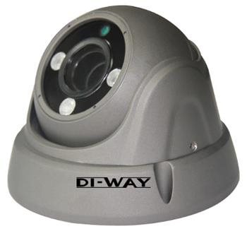 E-shop DI-WAY CCTV DI-WAY AHD anti-vandal vonkajší dome IR kamera 720P, 2,8-12mm, 30 m, 4in1 AHD/TVI/CVI/CVBS