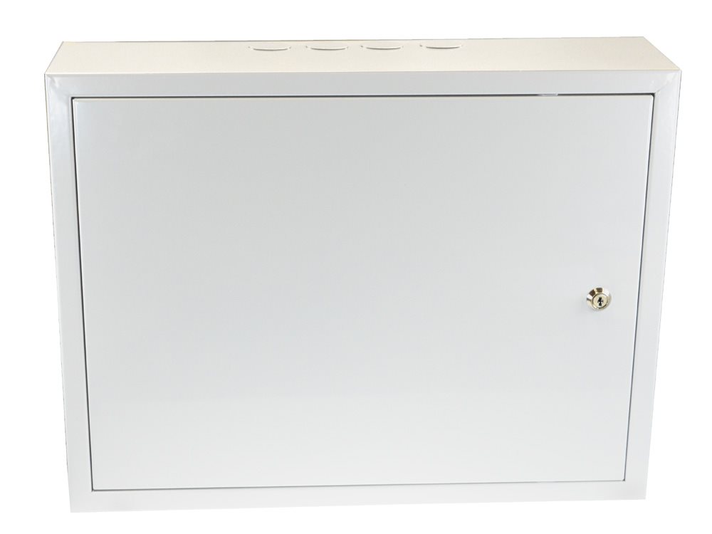 E-shop SAPRO Kovový rozvádzač montážna skriňa 520*400*140 mm TPR-5, lesklá biela