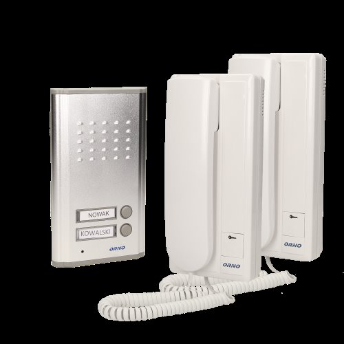 E-shop Domový telefón interkom pre dve nezávislé bytové jednotky ORNO OR-DOM-RL-903, pod omietku