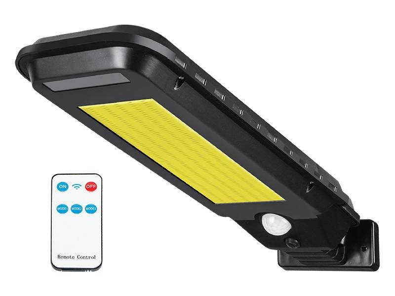 E-shop Vonkajšie solárne LED osvetlenie LTC LXLL118, 30W COB, 2000lm, 2400mAh, PIR