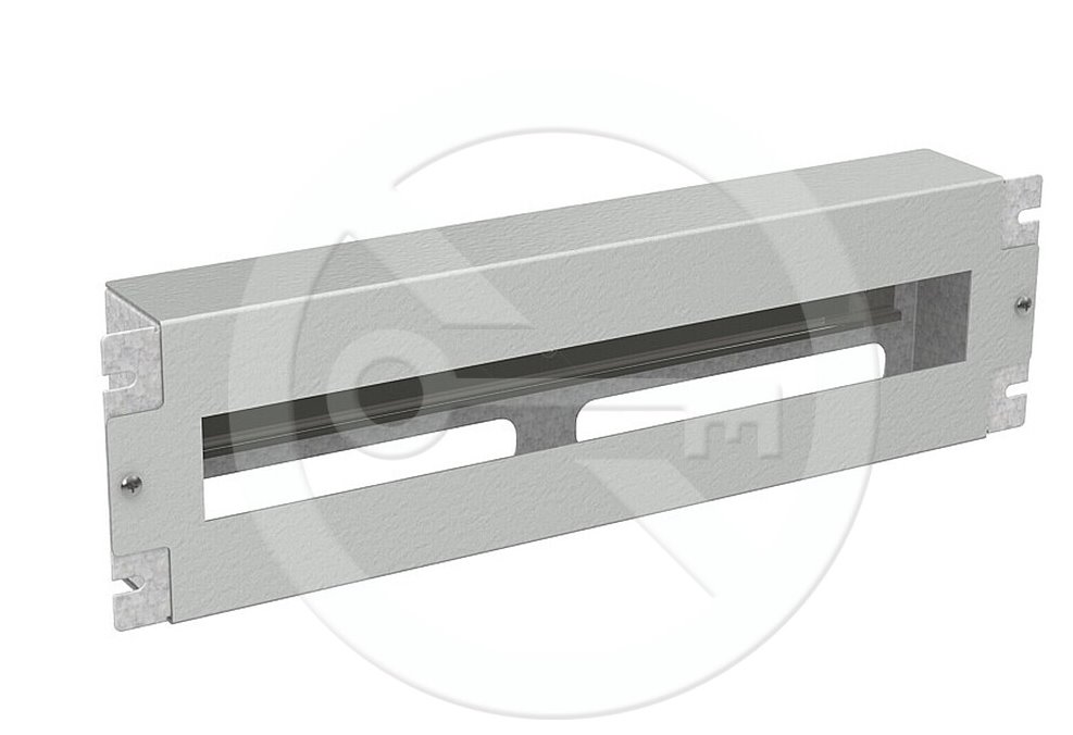 E-shop Solarix Inštalačný panel 3U s DIN lištou do 19" rozvádzača, RAL 7035, RAIL-3U-DIN 80138324