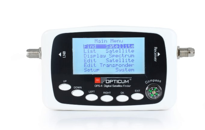 SatFinder indikátor satelitného signálu OPTICUM OPS-4 NEW, LCD