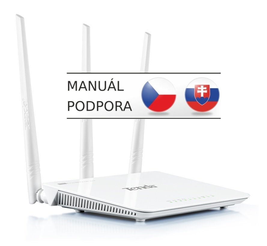 E-shop Tenda F3 (F303) Wireless-N Router 802.11b/g/n, 300Mbps, 1x WAN, 3x LAN, 3x Ext. Ant.