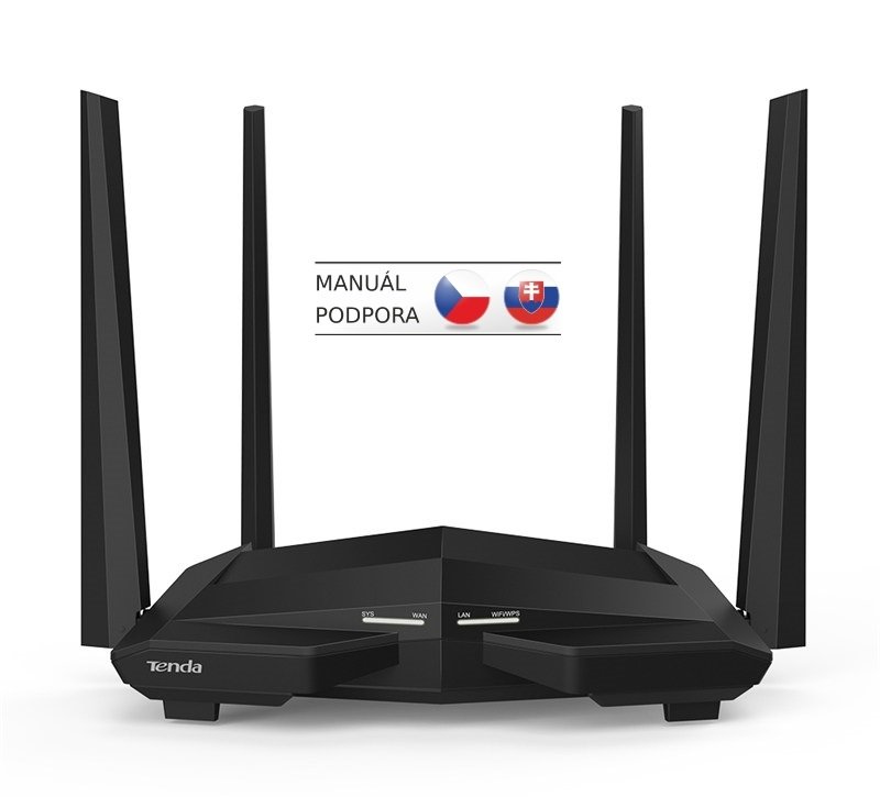 E-shop Tenda AC10U Wireless AC Router 802.11ac/a/b/g/n, 1200 Mb/s, GWAN, GLAN, USB2.0