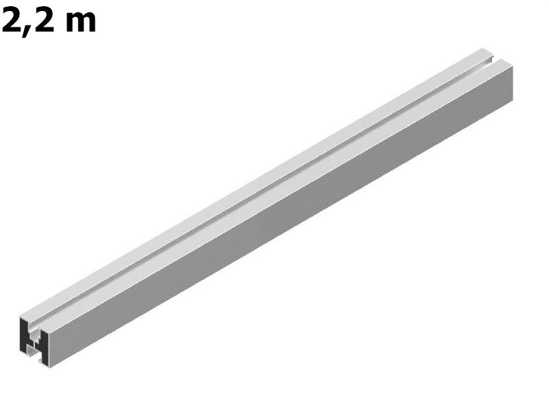 E-shop SAPRO FVE FVE Hliníkový montážny H profil 40x40mm, 2,2m, dĺžka 2200mm pre M10 hlavu