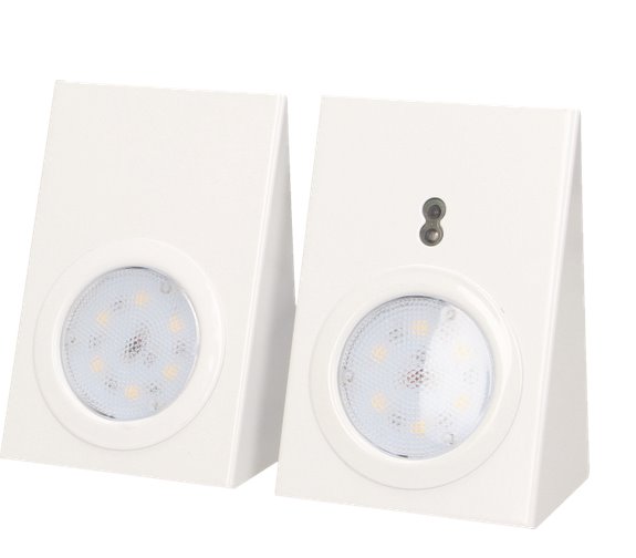 E-shop Sada LED svietidiel pod skrinku ORNO OR-AE-13108, 2,5 W 180lm 4000K, 2ks, biela 5902560321395