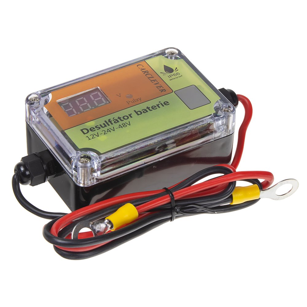 E-shop SAPRO Desulfator CarClever-oživovač batérií 12V-48V, 200Ah