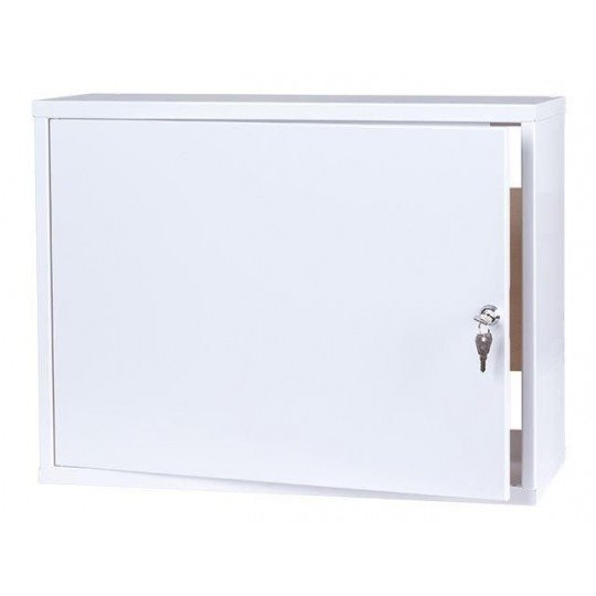 E-shop SAPRO Kovový rozvádzač montážna skriňa 540*420*180 mm TPR-6, lesklá biela