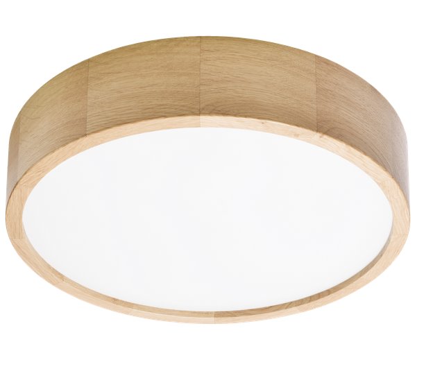 E-shop Stropné svietidlo dubové drevo ORNO AD-PL-6292OE27SM, 3xE27, 3x24W IP20, priemer 375