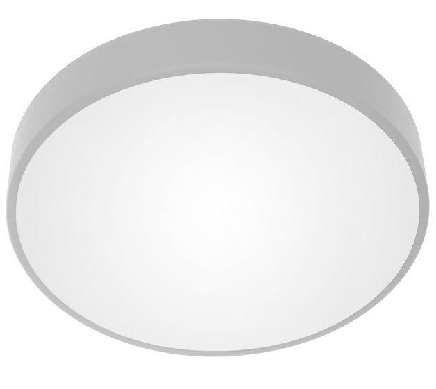 E-shop Stropné svietidlo šedá oceľ ORNO AD-PL-6286GE27SM, 4xE27, 4x24W IP20, priemer 500