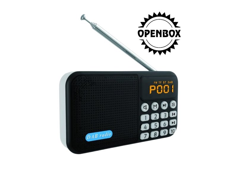 Rádio Openbox DAB+ P8 DAB/FM prenosné, Bluetooth, MP3, TF/MicroSD