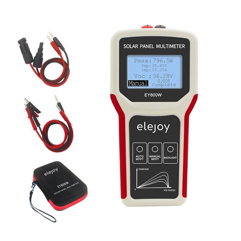 FVE Tester ELEJOY EY-800W solárnych panelov, 800W, displej