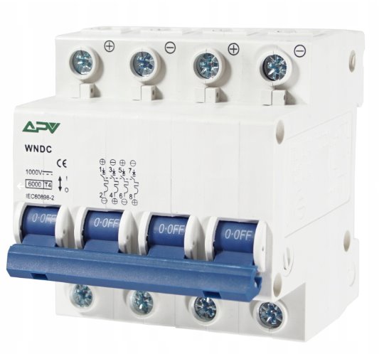 E-shop Adelid APV-WNDC-4P-16A Fotovoltaický istič 4P DC 16A 1000 APV-WNDC-4P-16A