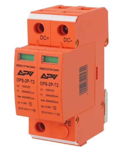 E-shop Adelid APV-OPS-2P-T2 Prepäťová ochrana T2, DC pre FVE APV-OPS-2P-T2