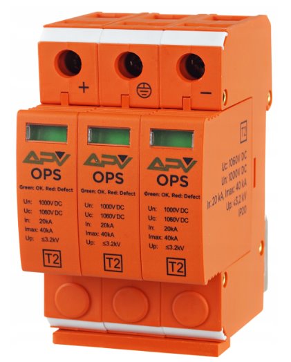 Adelid APV-OPS-3P-T2 Prepäťová ochrana T2, DC pre FVE