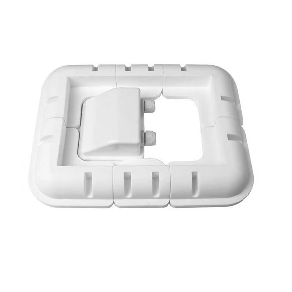E-shop SAPRO FVE FVE ABS6WH držiak pre solárny panel 6 dielov, kompletná sada s priechodkou