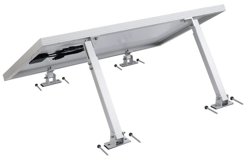 E-shop SAPRO FVE Držiak na uchytenie solárneho panelu, nastaviteľný 30-60st, sada 4ks pre 1 panel SCAD-1P