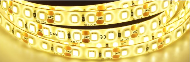 E-shop MW Power Profi LED pásik MW Lighting HQS-9.6W-120LED-WW-WP-12V 12VDC, 3000K, 12V, 5m, IP64, teplá biela