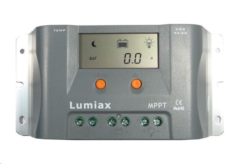 Solárny regulátor MPPT Lumiax MT1550EULi, 12V/15A