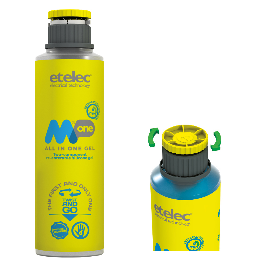 E-shop etelec Gel dvousložkový MPone 600 ( 0,6 litru - 1 láhev ), zalévací, bez expirace