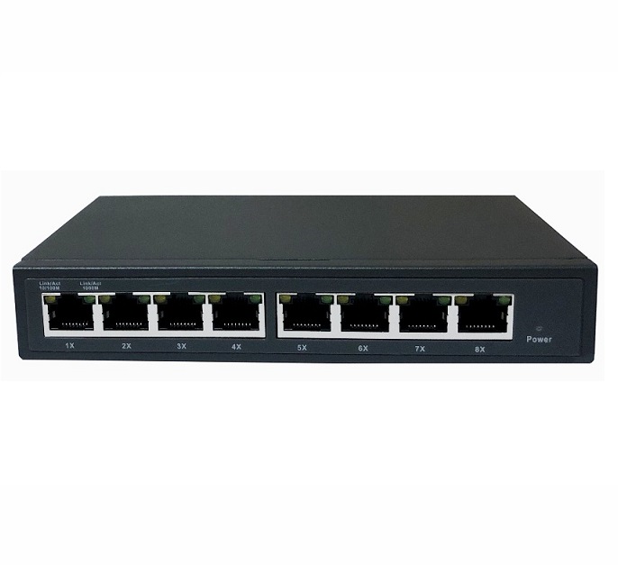 E-shop ADEX ADS108GRP-1PO Reverzní PoE Switch 8x Gbit Port (1x poe out), Web Managed, Metal ADS108GRP-1PO