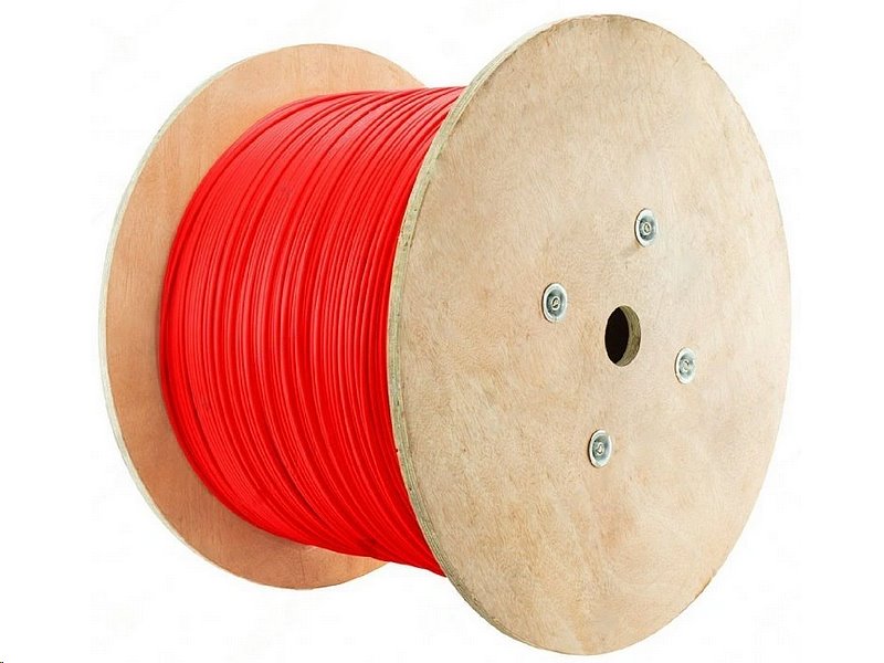 E-shop MG WIRES Solární kabel FVE H1Z2Z2-K 1500V, 10mm2, červený, 250m, cívka