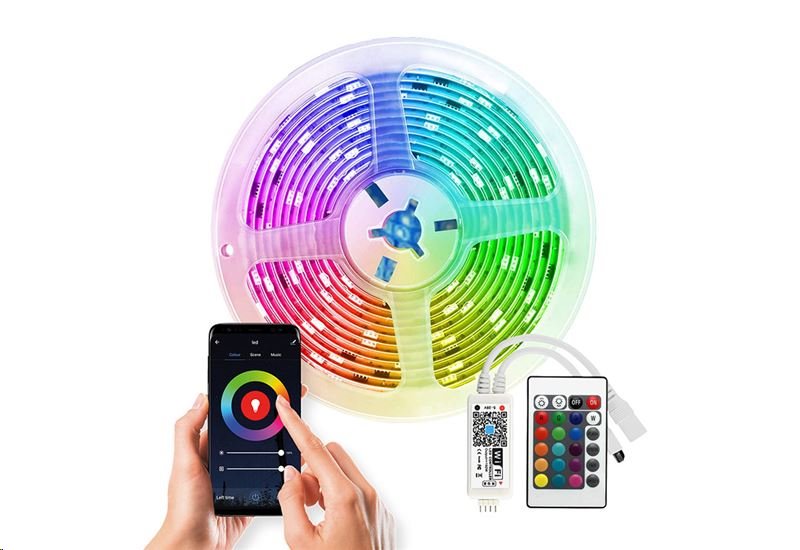 E-shop Solight WM57 RGB Smart Wifi LED pásik