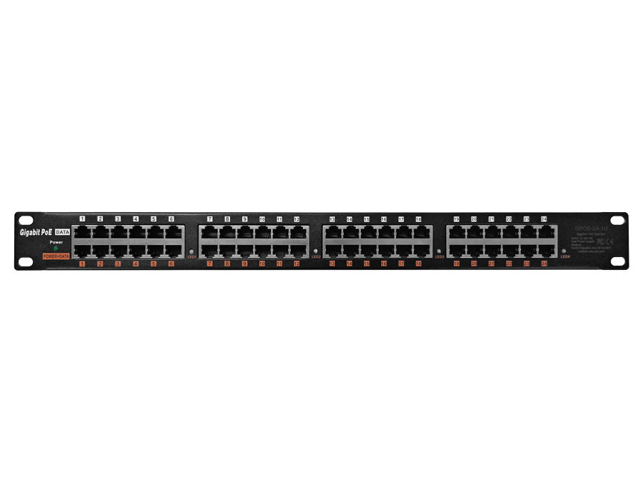 E-shop MHPower POE-PAN24-GB Gigabitový stíněný 24-portový POE panel POE-PAN24-GB