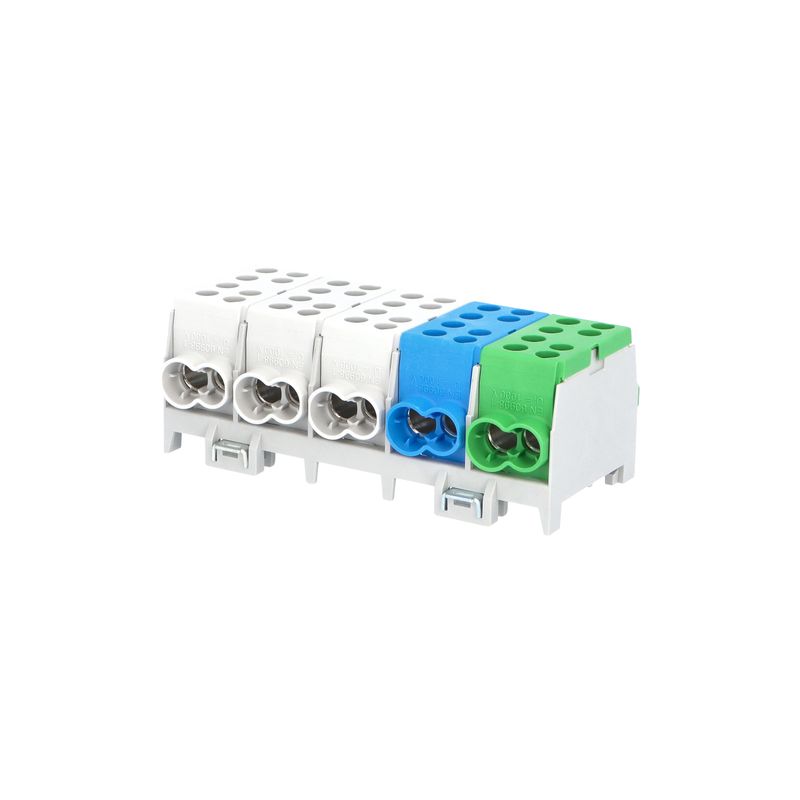 E-shop Eleman Svorkovnice rozbočovací HLAK 35-5/10 S, 125A, 5pól., AL/CU, IP20, 3xŠ/M/Z, na DIN /2080518
