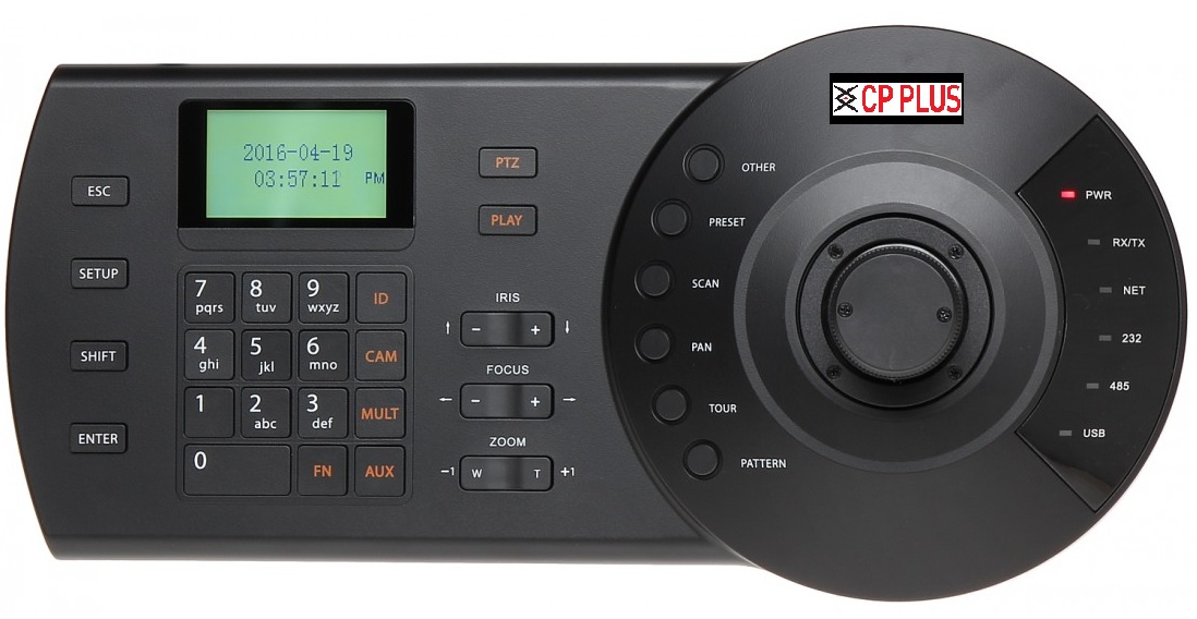 E-shop CP PLUS CP-UNK-331 Ovládací pult pro PTZ kamery, CMS a digitální rekordéry