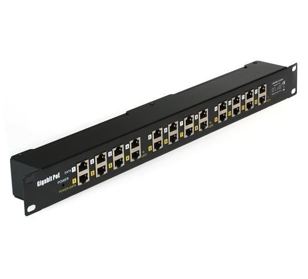 E-shop MHPower POE-PAN12-GB Gigabitový stíněný 12-portový pasivní POE panel POE-PAN12-GB