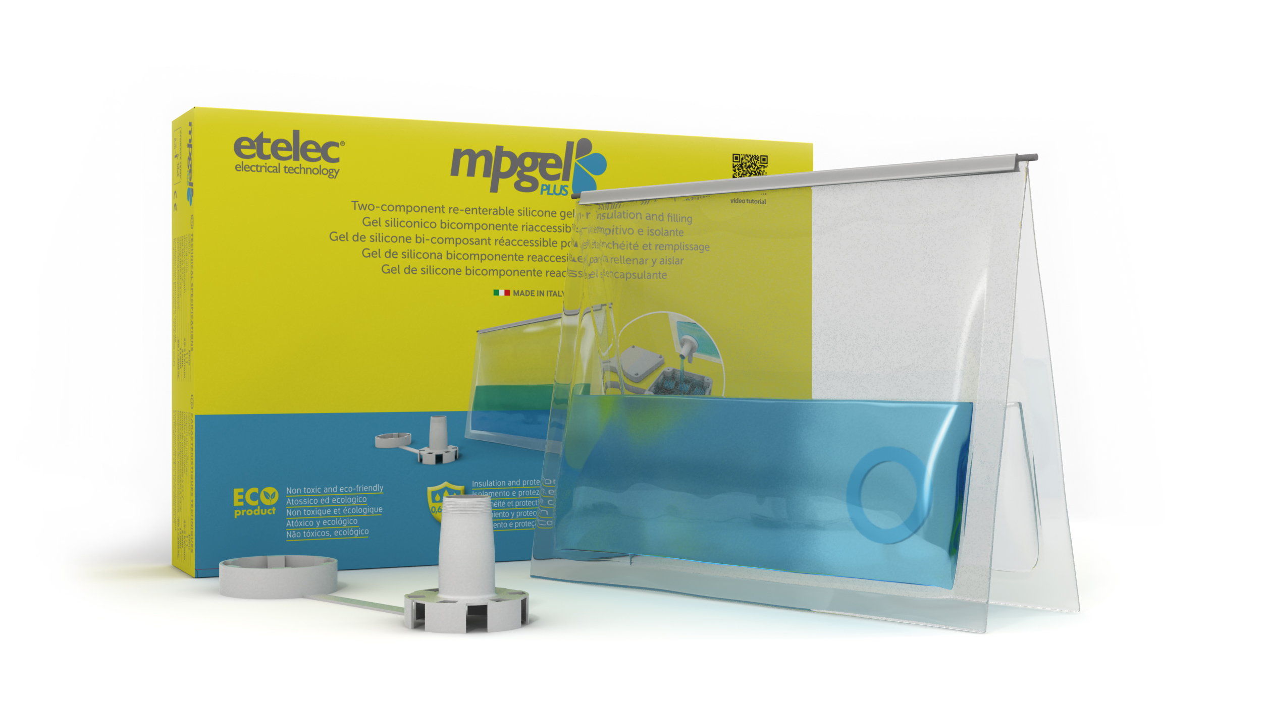 E-shop etelec Gel dvousložkový MPGEL-600 (0,6 litru - sáček), zalévací, bez expirace
