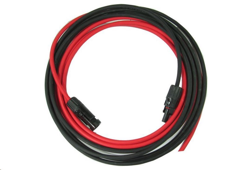 E-shop MG WIRES Solární kabel H1Z2Z2-K, 6mm2, červený+černý s konektory MC4, 10m