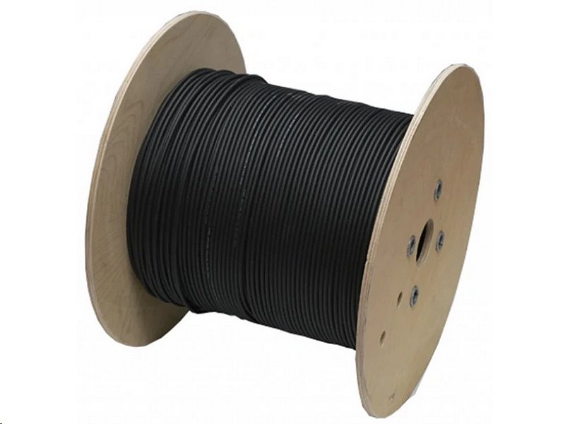 E-shop MG WIRES Solární kabel FVE H1Z2Z2-K 1500V, 10mm2, černý, 250m, cívka