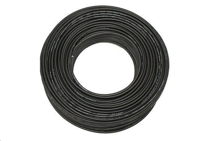 E-shop MG WIRES Solární kabel FVE H1Z2Z2-K 1500V, 4mm2, černý, 100m