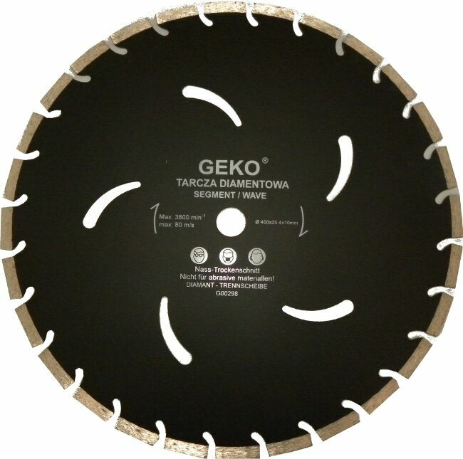 Diamantový rezný kotúč, 400x10x32mm GEKO