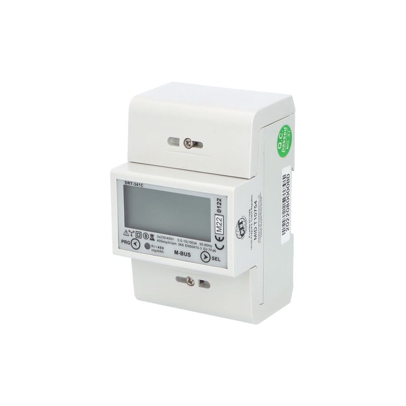E-shop Eleman Elektroměr DRT-341C 100A MID B+D, M-BUS, 4 mod., LCD, 3-fáz., 1-tar.