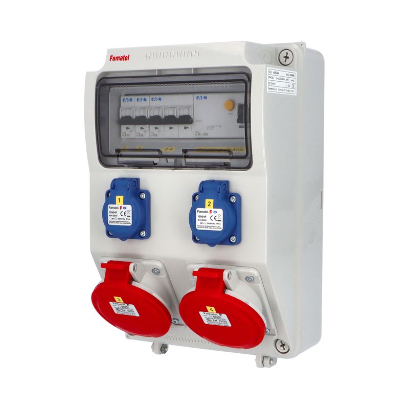 E-shop Famatel v425-6kA - ZSF20002000.1 /3958 Zás.skříň IP54 jištěná s chráničem 40/4/003
