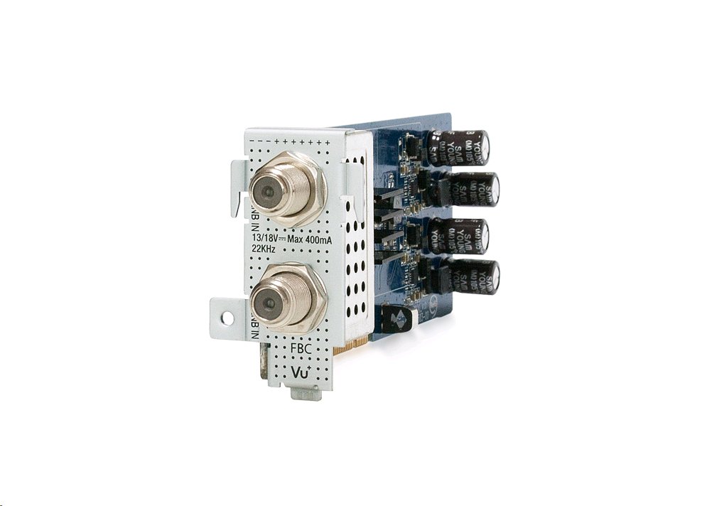 Tuner pro VU+ FBC DVB-S2X Twin - Duál