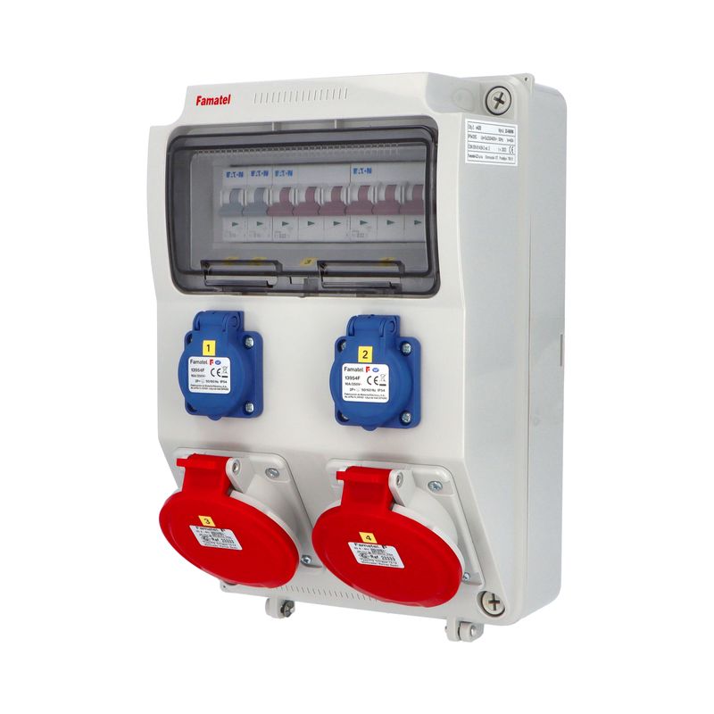 E-shop Famatel v420 - ZSF20002000.0 /3958 Zás.skříň IP54 jištěná bez chrániče