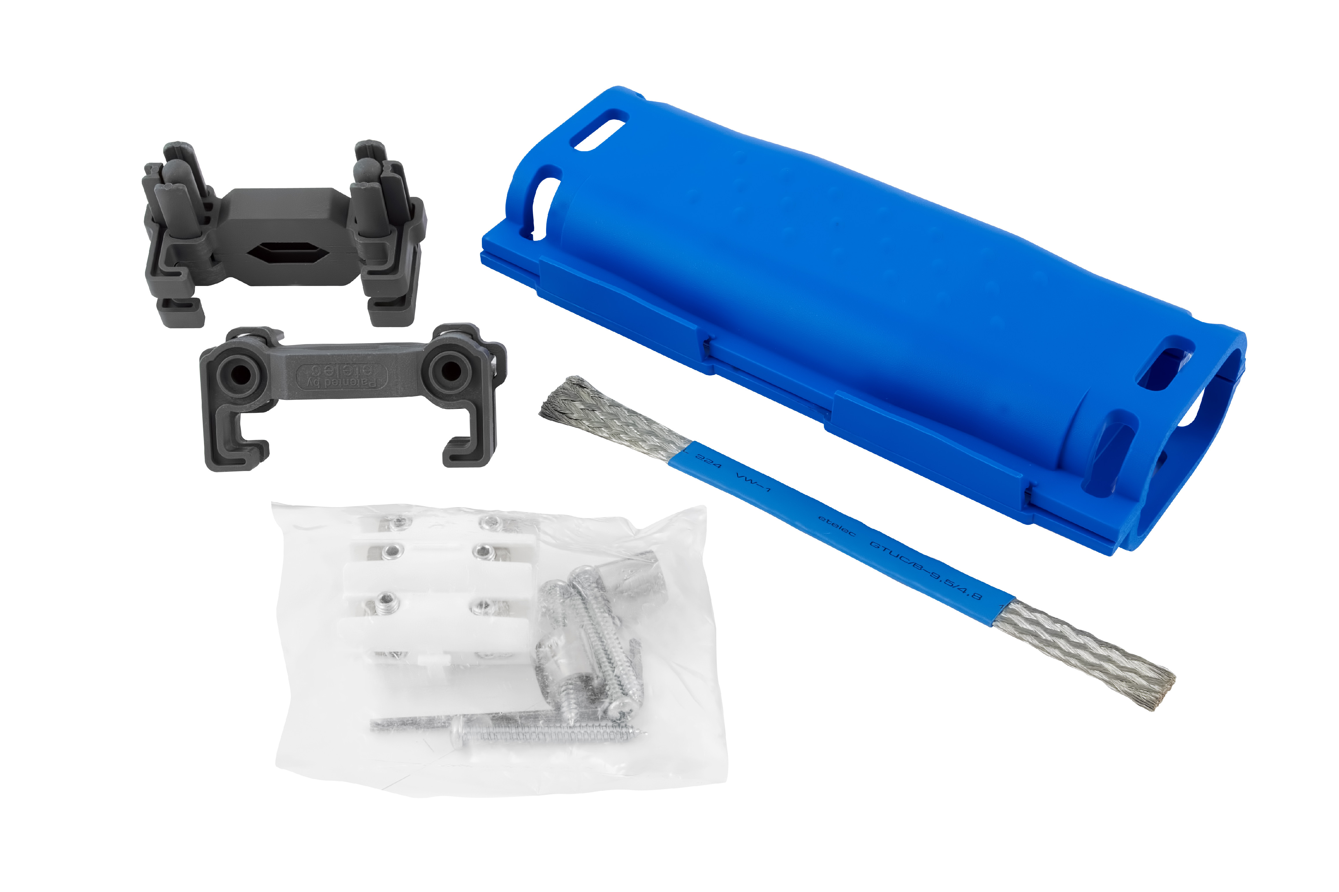 E-shop etelec Spojka gelová SHARK 506WS, se svork. 5x (1,5 - 6mm2) a odleh. sponou, pro Cu/Al, 0,6/1kV
