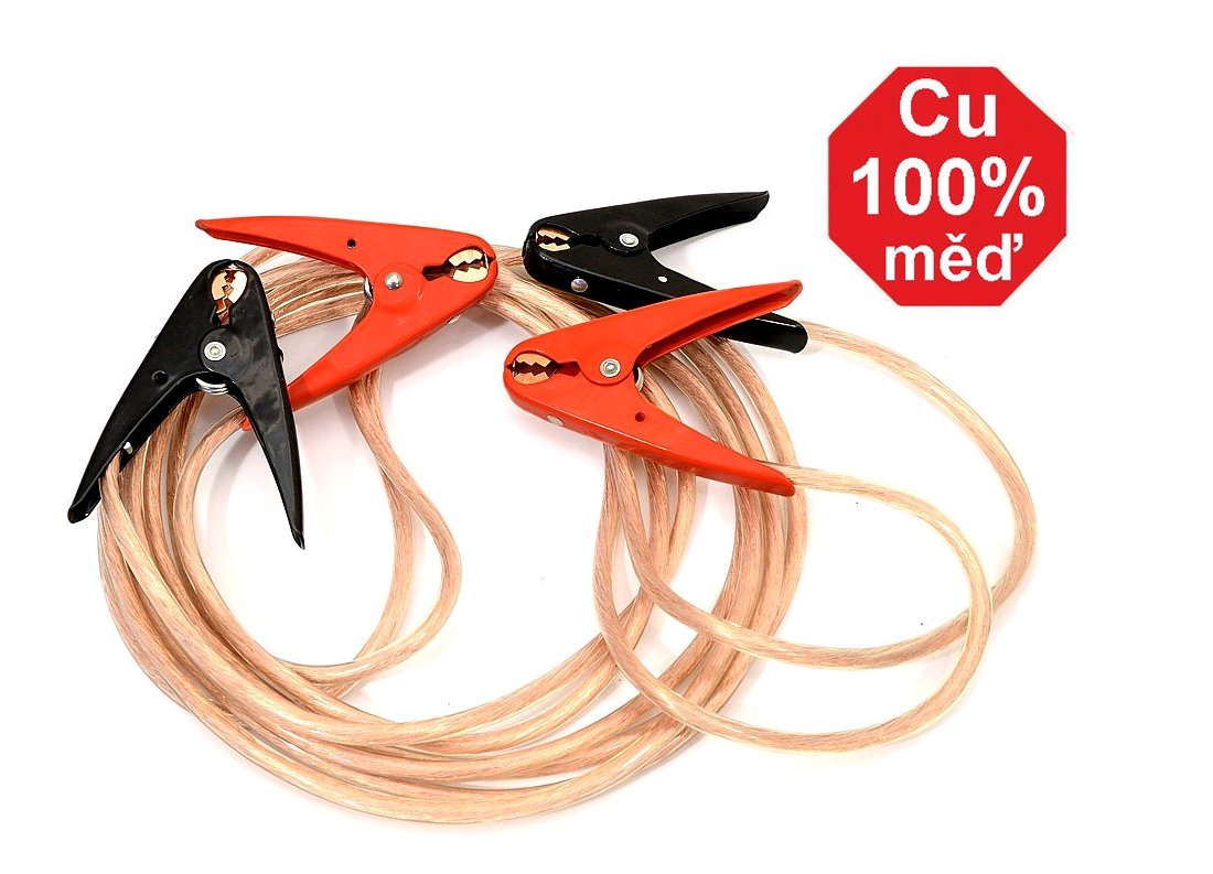 E-shop COMPASS Štartovacie káble 600 A 4 m 100% meď ZIPPER BAG