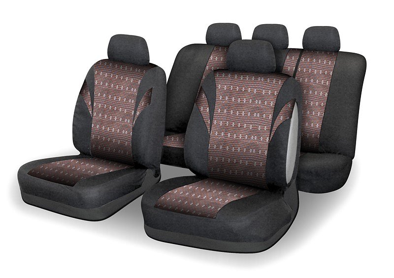 E-shop COMPASS Sada poťahov sedadiel 9ks JACK I. AIRBAG