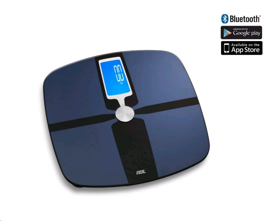 E-shop Osobná diagnostická váha ADE BA 1600 FITvigo s Bluetooth