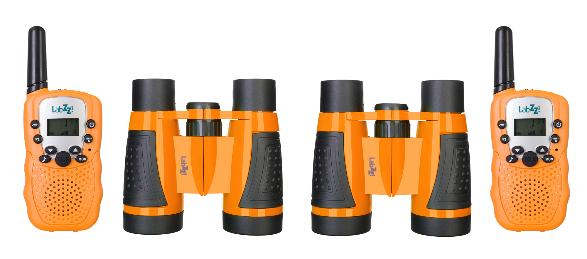 E-shop Sada vysílaček a binokulárních dalekohledů LEVENHUK LabZZ WTT10, Orange