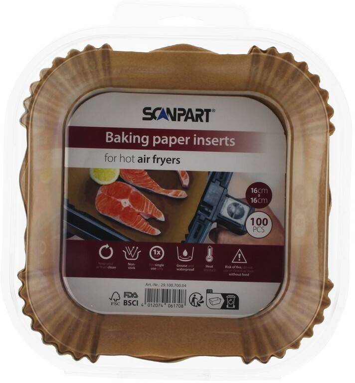 E-shop ScanPart papier na pečenie 16x16cm 100ks SCA2910070004